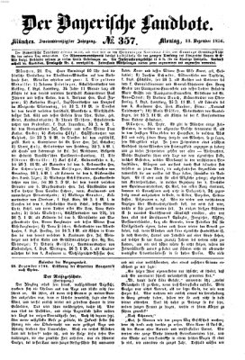 Der Bayerische Landbote Montag 22. Dezember 1856