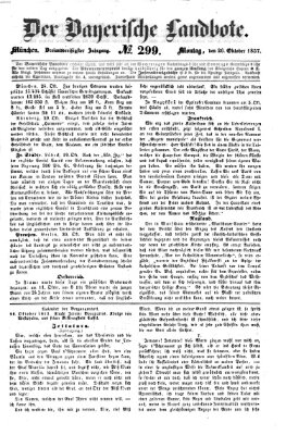 Der Bayerische Landbote Montag 26. Oktober 1857