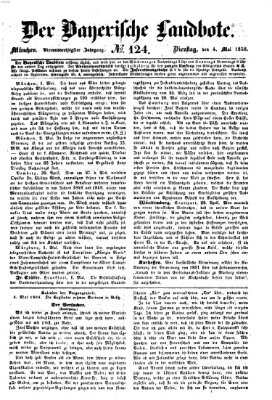 Der Bayerische Landbote Dienstag 4. Mai 1858