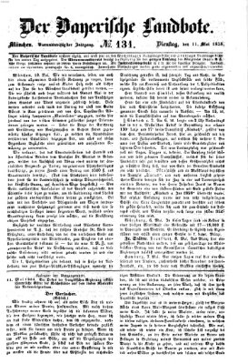 Der Bayerische Landbote Dienstag 11. Mai 1858
