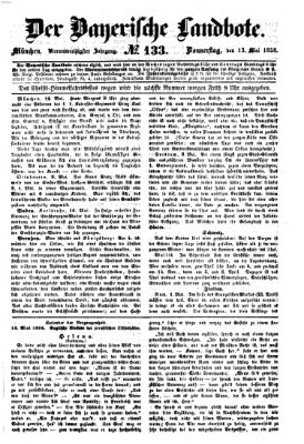 Der Bayerische Landbote Donnerstag 13. Mai 1858