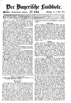 Der Bayerische Landbote Freitag 14. Mai 1858