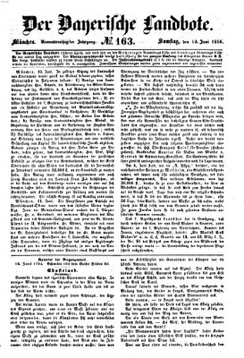 Der Bayerische Landbote Samstag 12. Juni 1858