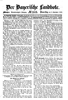 Der Bayerische Landbote Donnerstag 2. September 1858