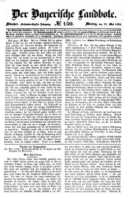 Der Bayerische Landbote Montag 30. Mai 1859