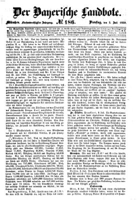 Der Bayerische Landbote Dienstag 5. Juli 1859