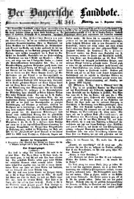 Der Bayerische Landbote Montag 7. Dezember 1863