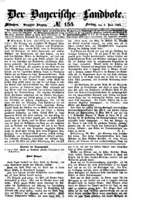 Der Bayerische Landbote Freitag 3. Juni 1864