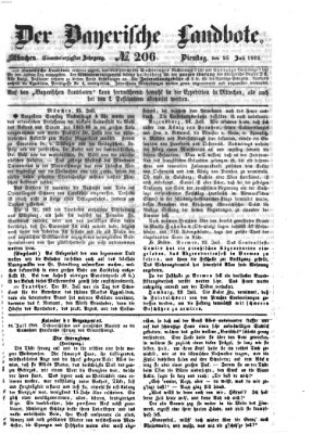 Der Bayerische Landbote Dienstag 25. Juli 1865