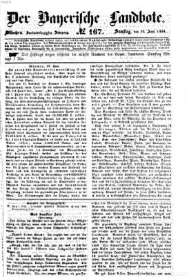 Der Bayerische Landbote Samstag 16. Juni 1866