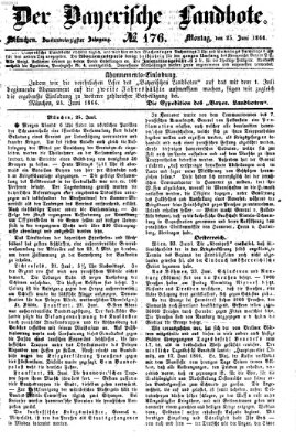 Der Bayerische Landbote Montag 25. Juni 1866