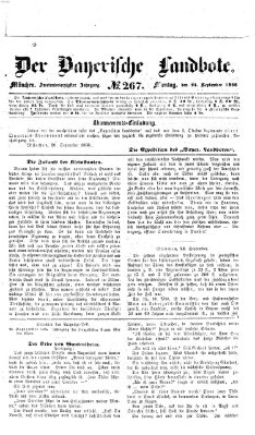 Der Bayerische Landbote Montag 24. September 1866