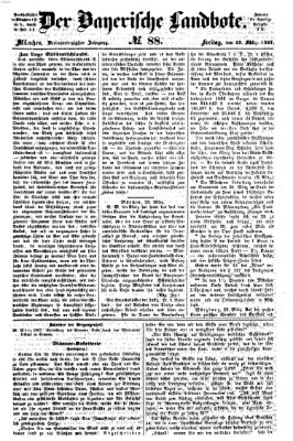 Der Bayerische Landbote Freitag 29. März 1867