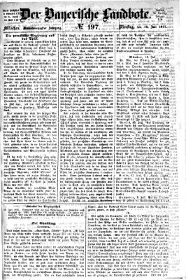 Der Bayerische Landbote Dienstag 16. Juli 1867