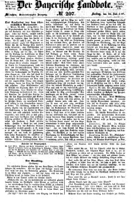 Der Bayerische Landbote Freitag 26. Juli 1867