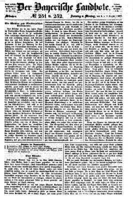 Der Bayerische Landbote Montag 9. September 1867
