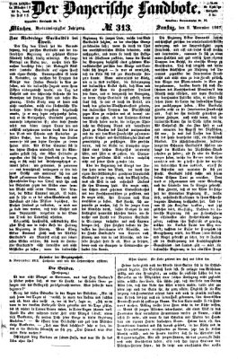 Der Bayerische Landbote Samstag 9. November 1867