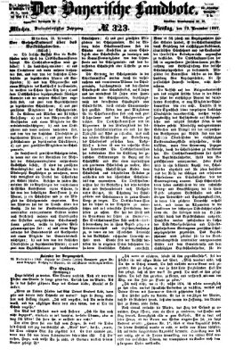 Der Bayerische Landbote Dienstag 19. November 1867