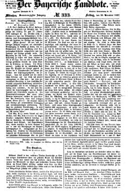 Der Bayerische Landbote Freitag 29. November 1867