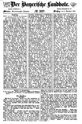 Der Bayerische Landbote Dienstag 3. Dezember 1867