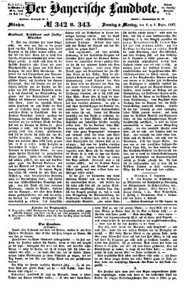 Der Bayerische Landbote Sonntag 8. Dezember 1867