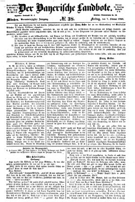 Der Bayerische Landbote Freitag 7. Februar 1868