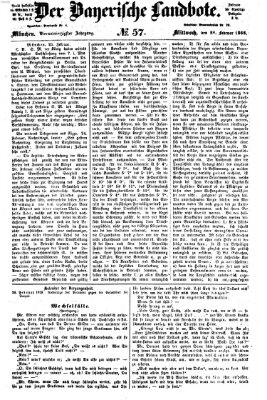 Der Bayerische Landbote Mittwoch 26. Februar 1868