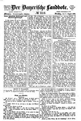 Der Bayerische Landbote Dienstag 11. August 1868