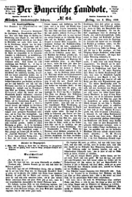 Der Bayerische Landbote Freitag 5. März 1869