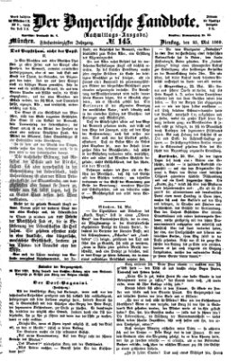 Der Bayerische Landbote Dienstag 25. Mai 1869