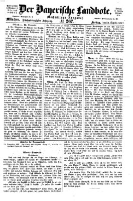 Der Bayerische Landbote Freitag 24. September 1869
