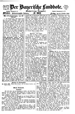 Der Bayerische Landbote Freitag 29. Oktober 1869