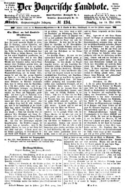 Der Bayerische Landbote Samstag 14. Mai 1870