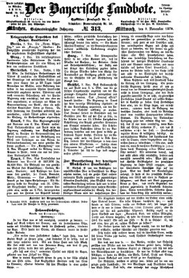 Der Bayerische Landbote Mittwoch 9. November 1870