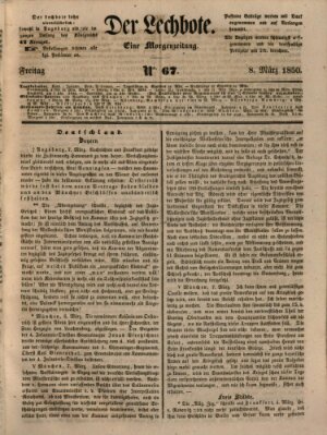 Der Lechbote Freitag 8. März 1850