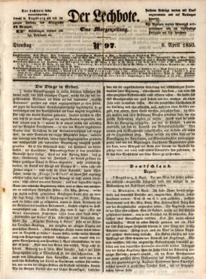 Der Lechbote Dienstag 9. April 1850