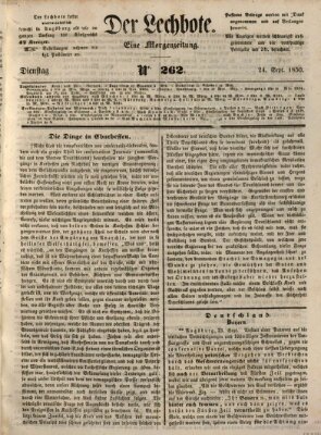 Der Lechbote Dienstag 24. September 1850