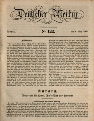 Deutscher Merkur Dienstag 4. Mai 1830