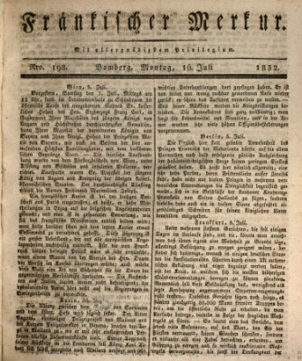 Fränkischer Merkur (Bamberger Zeitung) Montag 16. Juli 1832