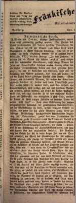 Fränkischer Merkur (Bamberger Zeitung) Sonntag 30. April 1837
