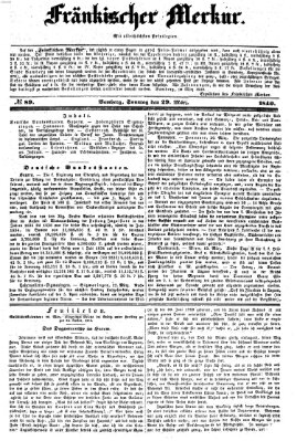 Fränkischer Merkur (Bamberger Zeitung) Sonntag 29. März 1840
