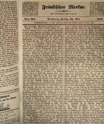 Fränkischer Merkur (Bamberger Zeitung) Freitag 14. Mai 1841