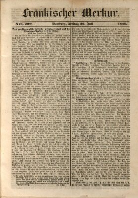 Fränkischer Merkur (Bamberger Zeitung) Freitag 28. Juli 1848
