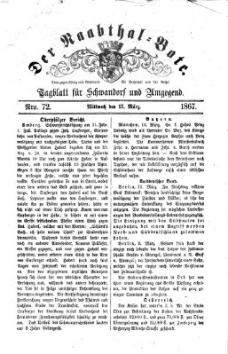 Der Naabthal-Bote Mittwoch 13. März 1867
