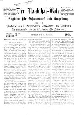 Der Naabthal-Bote Mittwoch 5. Februar 1868