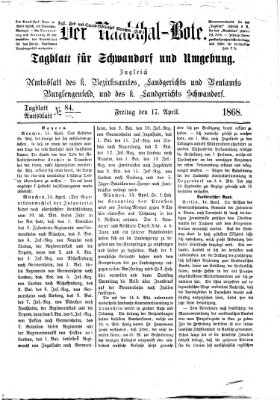 Der Naabthal-Bote Freitag 17. April 1868