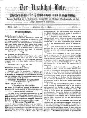 Der Naabthal-Bote Freitag 1. Juli 1870