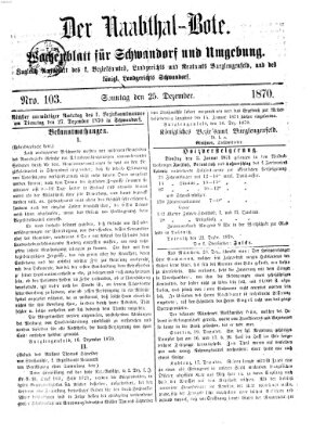 Der Naabthal-Bote Sonntag 25. Dezember 1870