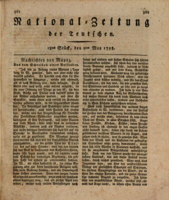 National-Zeitung der Deutschen Mittwoch 2. Mai 1798