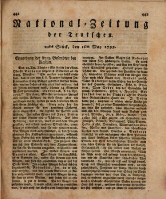 National-Zeitung der Deutschen Donnerstag 16. Mai 1799